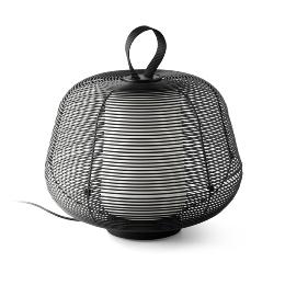 Sobremesa exterior portatil NARA negro Faro Barcelona