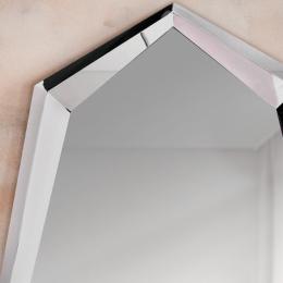 Espejo LONDON Acero marco poliedrico - Schuller - 180X90 cm