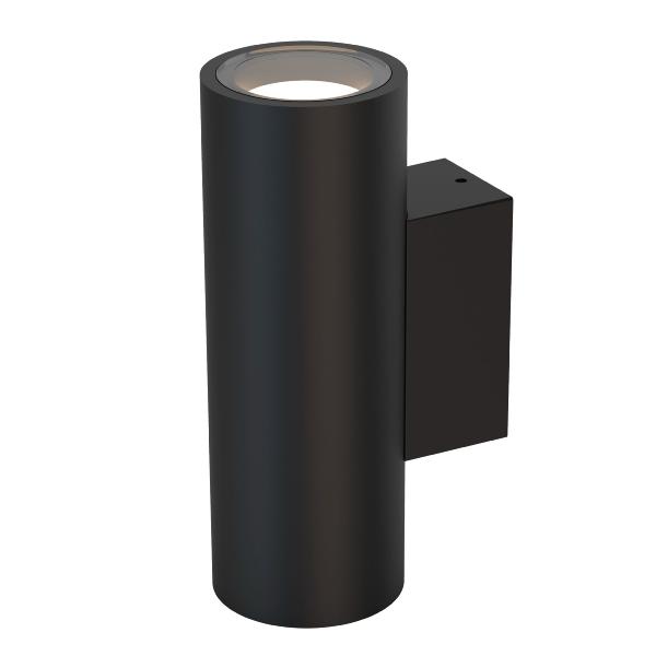 Aplique exterior PERE Negro - 2 luces Mantra
