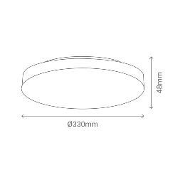 Plafon Sulion Canadian Redondo - Iluminacion de exterior LED