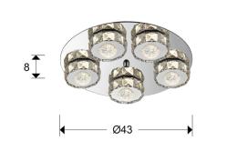 Plafon SURIA - Schuller - Luz LED