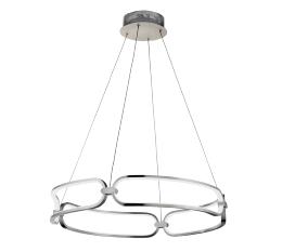 Lampara Colette Schuller - Cromo 60cm Ø. Luz LED