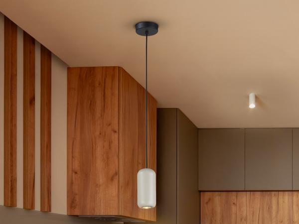 NIMES LAMPARA 1L NEGRO-GRIS - ILUMINACION i3 By SCHULLER