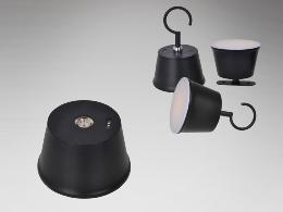 CUCO-SOBREMESA LED NEGRO - SCHULLER