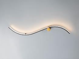 SILOE APLIQUE NEGRO-ORO - SCHULLER