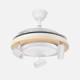 Ventilador Gladiator Fabrilamp Blanco - Motor DC Ø107cm