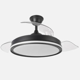 Ventilador Cacique Negro Fabrilamp - Motor DC Ø50-107cm