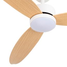 Ventilador Genil Blanco Haya Fabrilamp - Motor DC. 132cm.Ø