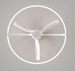 Ventilador Nepal con luz LED Blanco - MANTRA - Motor DC - Ø105cm