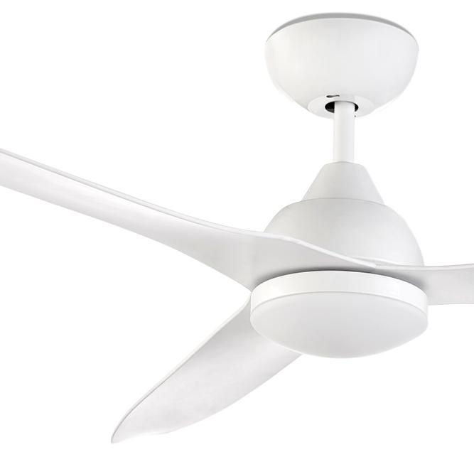 Lámpara Ventilador de Techo LEDS C4 Phuket Blanco 132cm