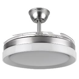 Ventilador Zenit Niquel Fabrilamp - Motor DC Ø107cm